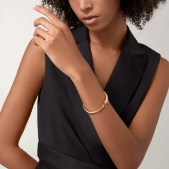 Pulsera Panthere de Cartier, modelo pequeño, semipavé