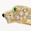 Pulsera Panthere de Cartier, modelo pequeño, semipavé