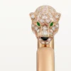Pulsera Panthere de Cartier, modelo pequeño, semipavé