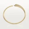 Pulsera Panthere de Cartier, modelo pequeño, semipavé