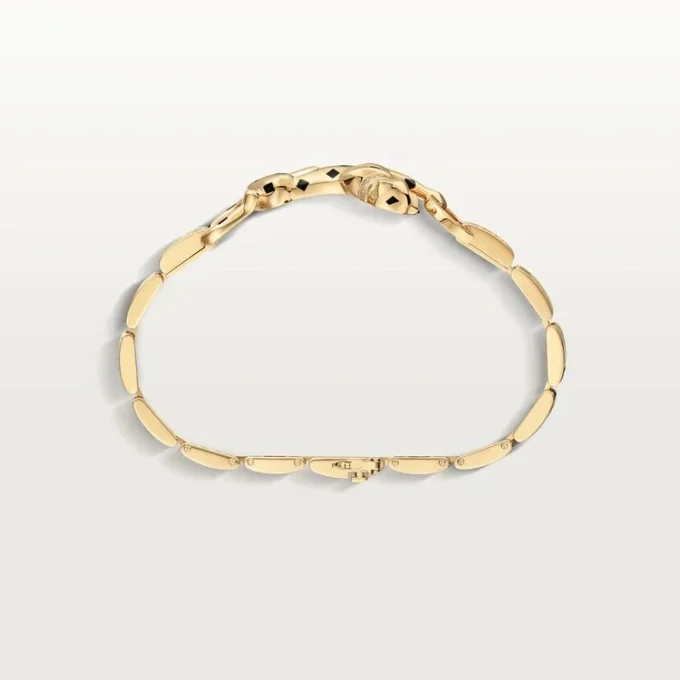 Pulsera Panthere De Cartier – Oro amarillo, laca, diamantes, granates tsavorita, ónix – Cartier