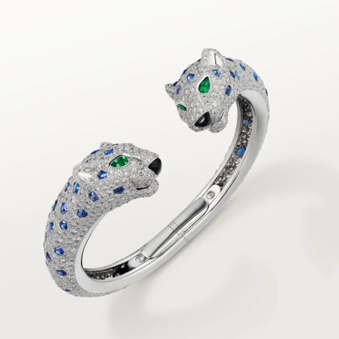 Pulsera Panthere de Cartier, zafiro, pavé