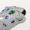 Pulsera Panthere de Cartier, zafiro, pavé