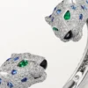 Pulsera Panthere de Cartier, zafiro, pavé