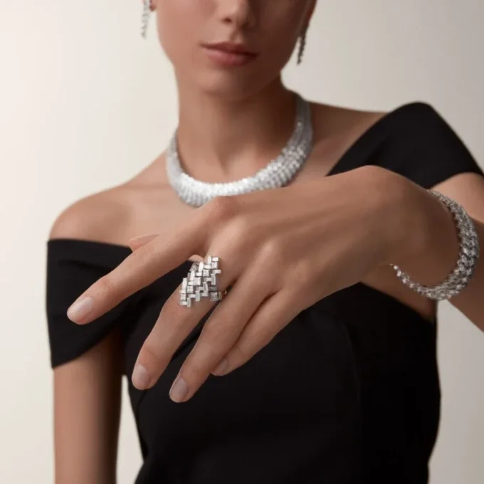 Pulsera Reflection De Cartier, diamantes