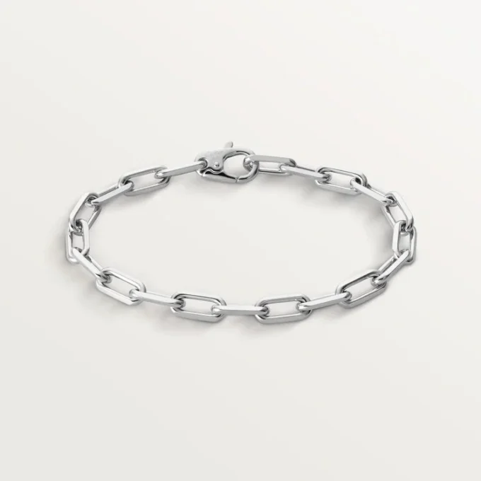 Pulsera Santos de Cartier, cadena, modelo mediano
