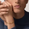 Pulsera Santos de Cartier, cadena, modelo mediano