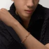 Pulsera Santos de Cartier, cadena, modelo mediano