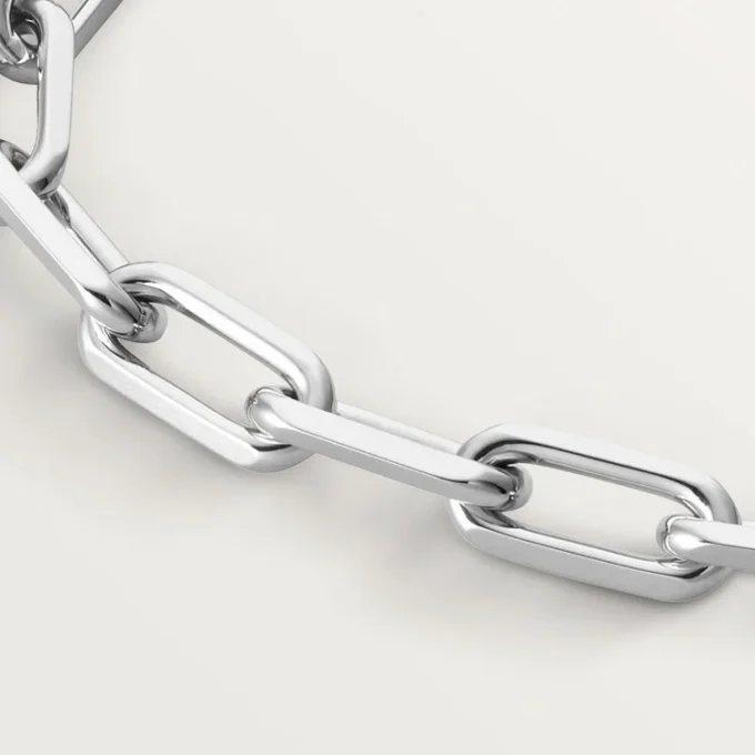 Pulsera Santos de Cartier, cadena, modelo mediano