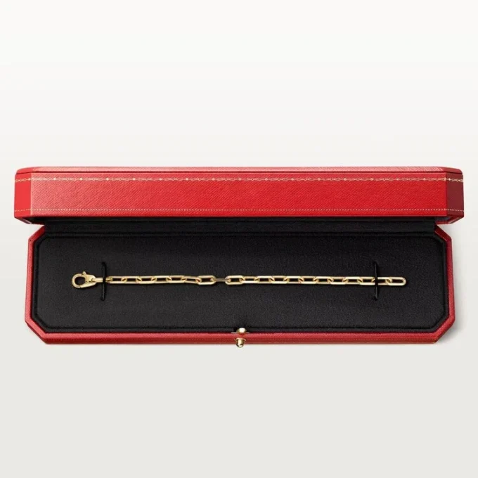 Pulsera Santos de Cartier, cadena, modelo mediano