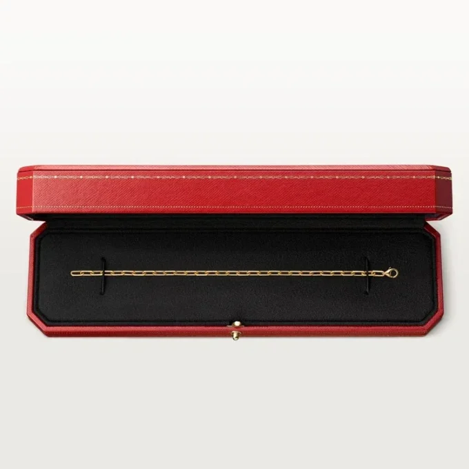 Pulsera Santos de Cartier, cadena, modelo pequeño