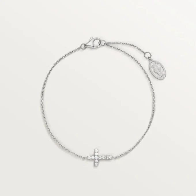 Pulsera Symbols – Oro blanco, diamantes – Cartier