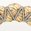 Pulsera Tressage de Cartier Libre, diamantes
