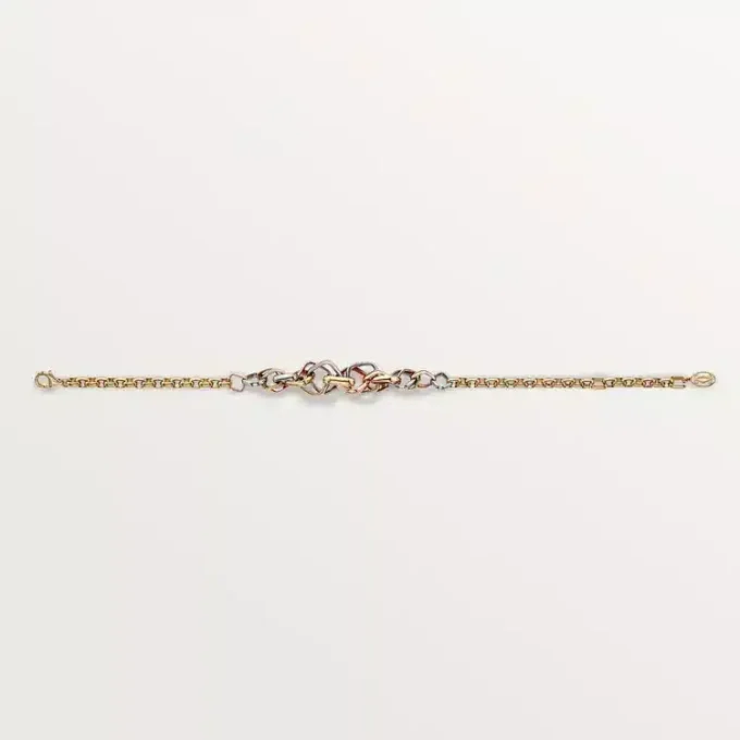 Pulsera Trinity, forma cojín