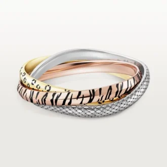 Pulsera Trinity, laca, diamantes