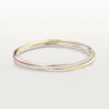 Pulsera Trinity, modelo pequeño, semipavé