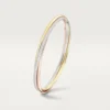 Pulsera Trinity, modelo pequeño, semipavé
