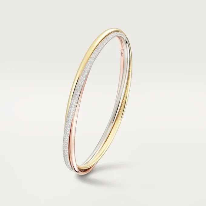 Pulsera Trinity, modelo pequeño, semipavé