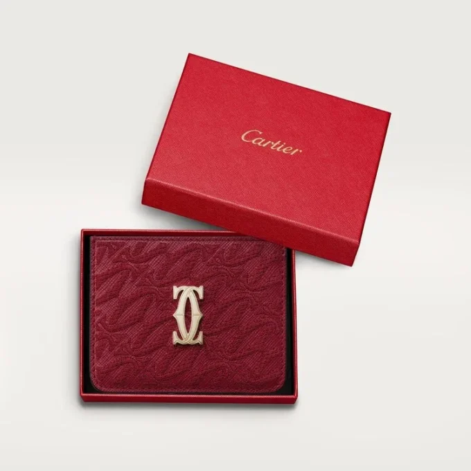 Tarjetero, C de Cartier